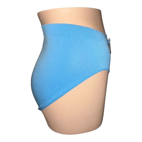 Bali Womens Comfort Revolution Hi-Cut Brief DF803J Raindrop Blue Size 6/7 NWT - Picture 4 of 8